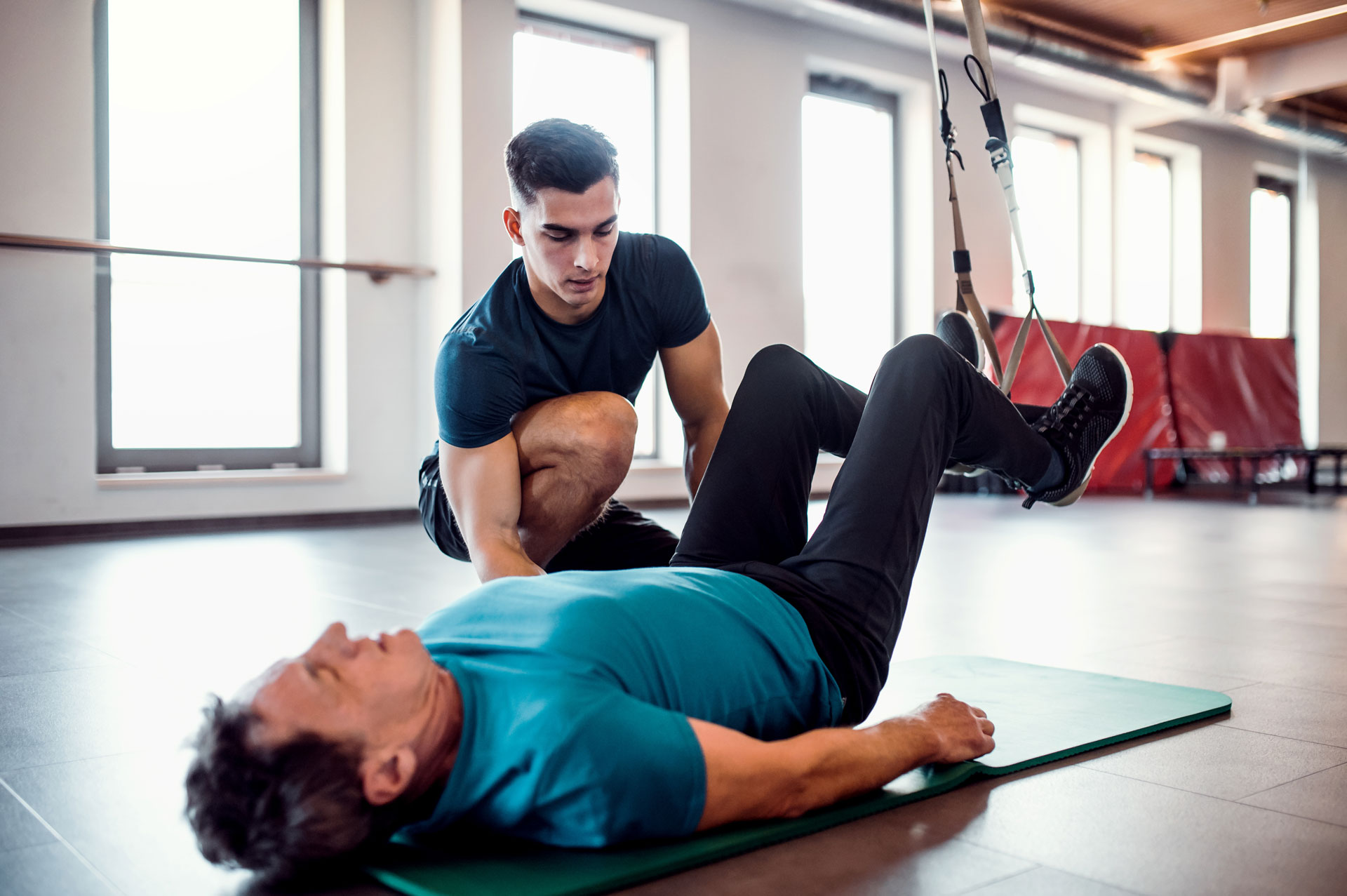 Unterstützung durch Personal-Trainer